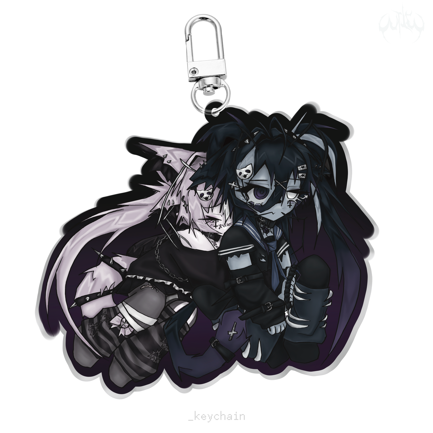 "nyarei x roly" keychain