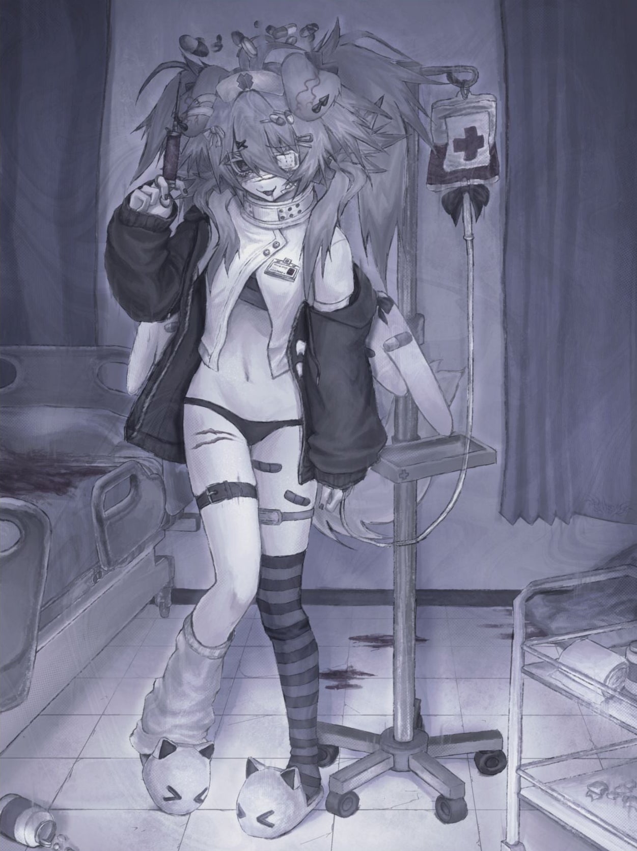 "hospital" print