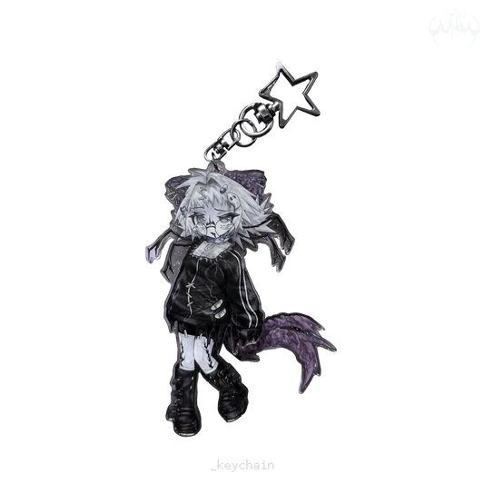 "mei" tail wagging keychain [preorder]