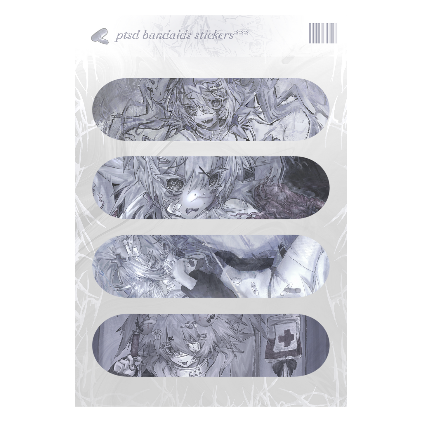 "ptsd" sticker sheet [preorder]