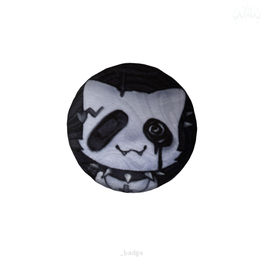 "cutted" cat plush badges [preorder]